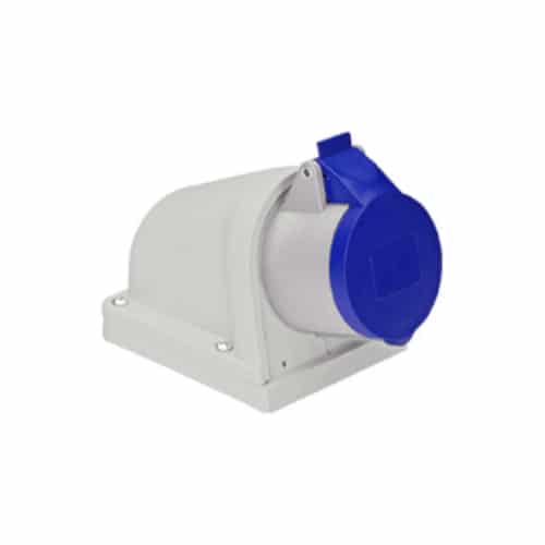 Toma Sobreponer 3X32A 230V 6H IP44 Azul