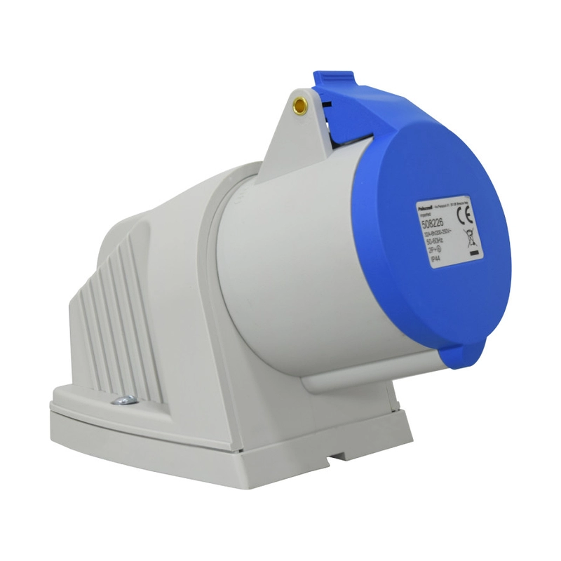 Toma Sobreponer 3X32A 230V 6H IP44 Azul