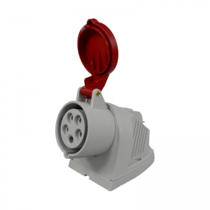 Toma Sobreponer 5X16A 400V 6H IP44 Roja