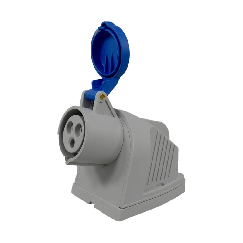 Toma Sobreponer 3X16A 230V 6H IP44 Azul