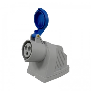 Toma Sobreponer 3X16A 230V 6H IP44 Azul