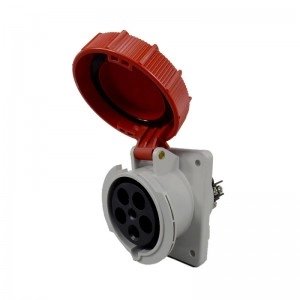 Toma Incrustar 5X63A 400V 6H IP67 Roja