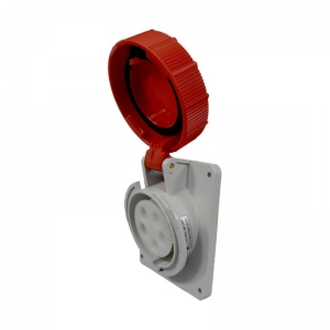 Toma Incrustar 5X16A 400V 6H IP67 Roja