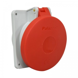 Toma Incrustar 5X32A 400V 6H IP44 Roja