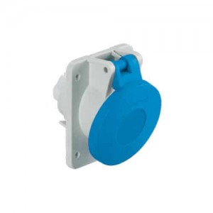 Toma Incrustar 3X32A 230V 6H IP44 Azul