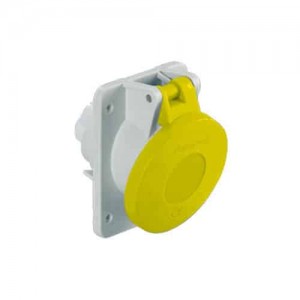 Toma Incrustar 3X16A 110V 4H IP44 Amarilla