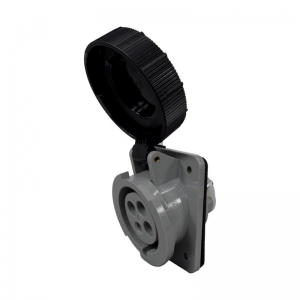 Toma Incrustar 4X32A 500V 7H IP67 Negra