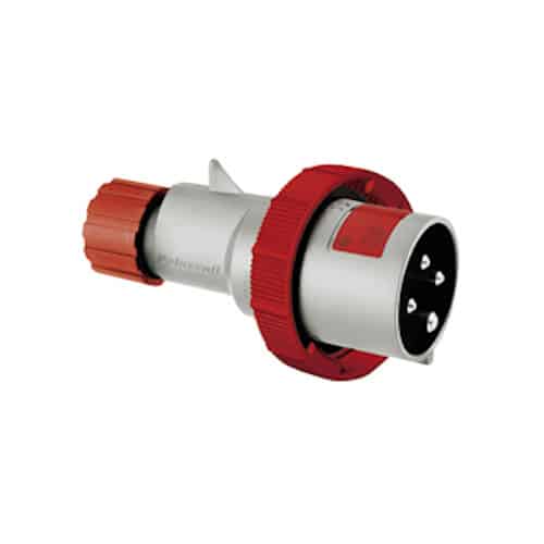 Clavija 4X16A 415Vac 6H IP67 Roja