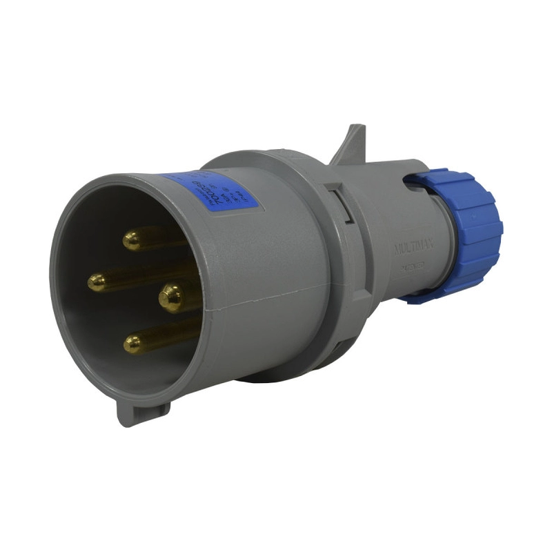 Clavija 5X32A 230V 9H Ip44 Azul