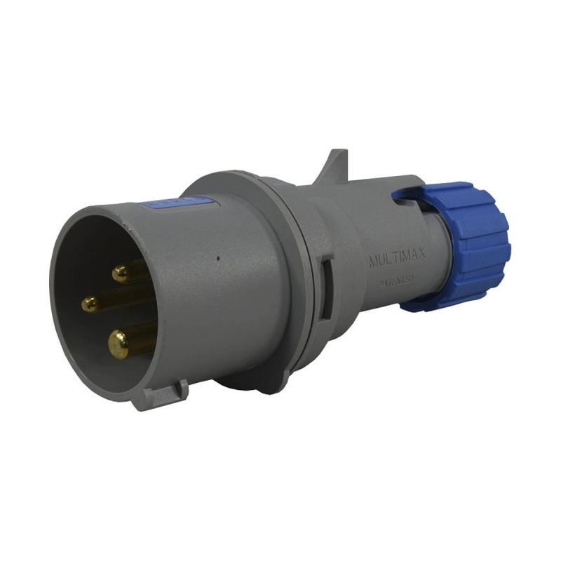 Clavija 3X32A 230V 6H Ip44 Azul PALAZZOLI