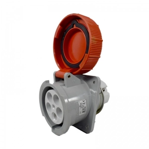 Toma Industrial de Incrustar, Alto Desempeño, 125A - 380-415V - Ip67- Serie Cee / 3P+N+T