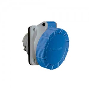 Toma Industrial de Incrustar, Alto Desempeño, 63A - 200-250V - Ip67- Serie Cee / 3P+N+T