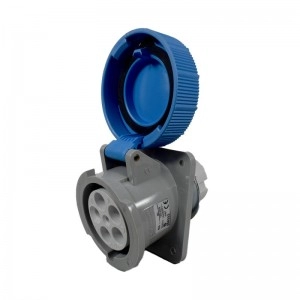 Toma Industrial de Incrustar, Alto Desempeño, 63A - 200-250V - Ip67- Serie Cee / 3P+N+T