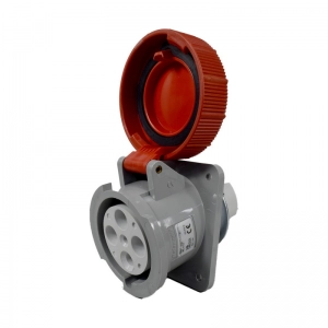 Toma Industrial de Incrustar, Alto Desempeño, 63A - Ip67- Serie Cee
