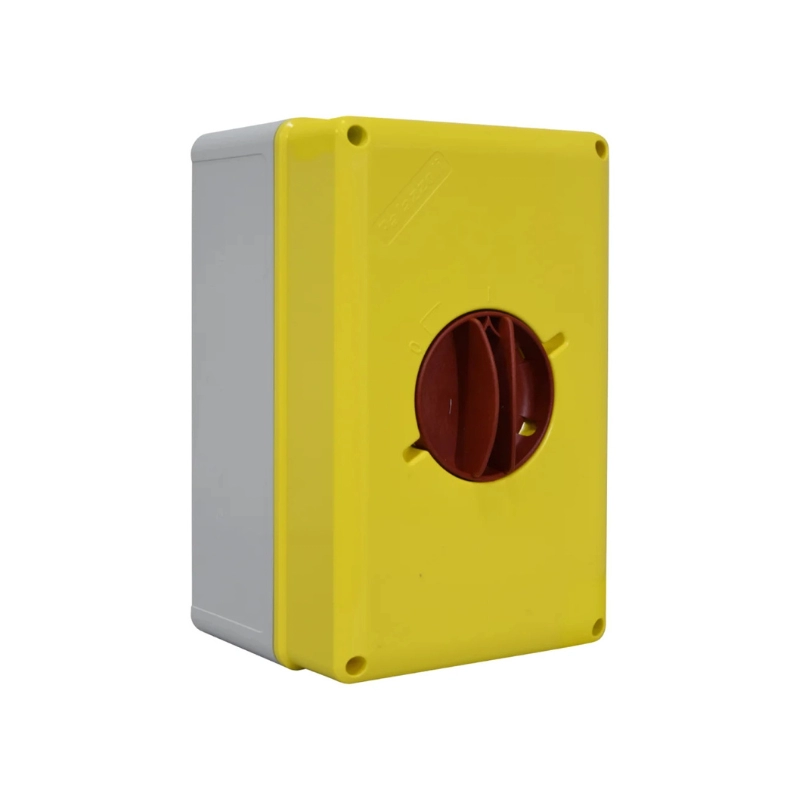 Interruptor Rotativo De Emergencia En Caja 4X63A Ip65 Palazzoli