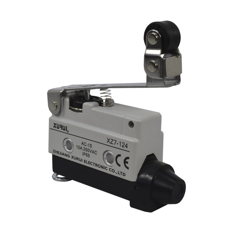 Micro Switch Conmutable (1na+1nc) 10A/250V (Ac1) Palanca Larga Unidireccional Roldana Plástica