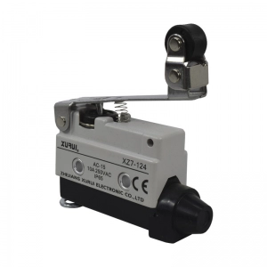 Micro Switch Conmutable (1na+1nc) 10A/250V (Ac1) Palanca Larga Unidireccional Roldana Plástica