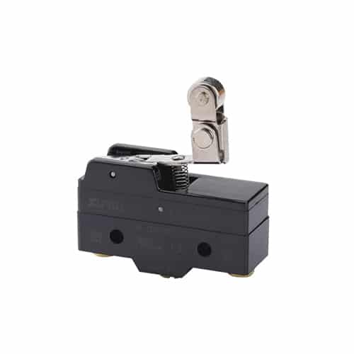 Micro Switch Conmutable (1NA+1NC) 15A/125V (AC1) Palanca Corta Y Roldana Unidireccional