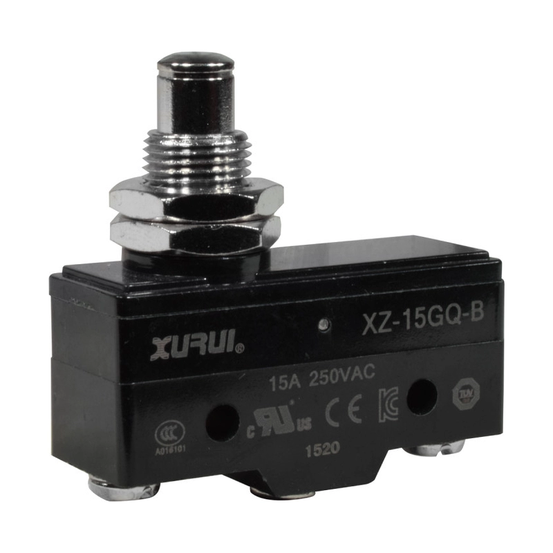 Micro Switch con Pistón Corto, 125Vac/15A XURUI