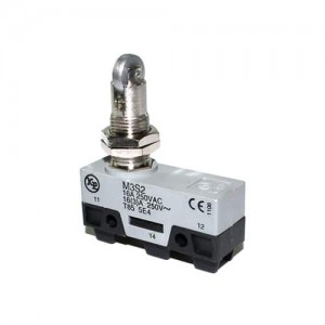 Micro Switch Pequeño - Pivote Largo Roscado y Roldana Transversal Metalica 15A
