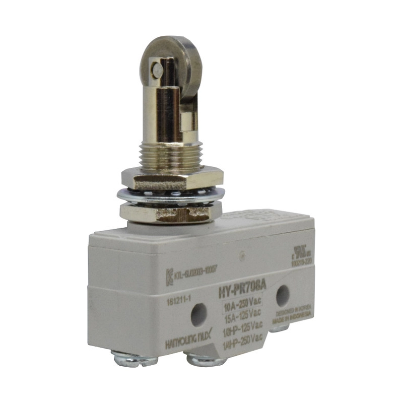 Microswitch Pivote Roldana Transversal 15A-125V Ul