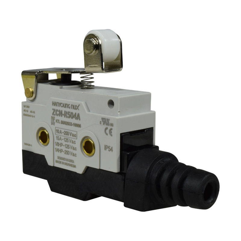 Micro Switch Grande Serie ZCN - UL Palanca Corta y Roldana Plástica 10A