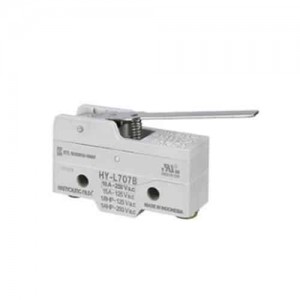 Interruptor Final de Carrera 1Na+1Nc Palanca Corta 6A 250Vac