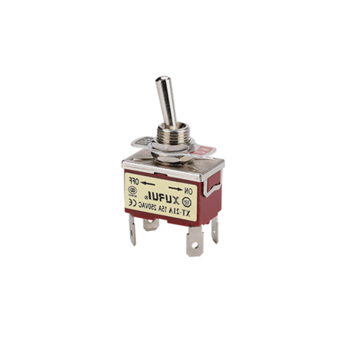 Interruptor de Codillo On-Off 4 Terminal Plana 15A/250V Ul-Ce