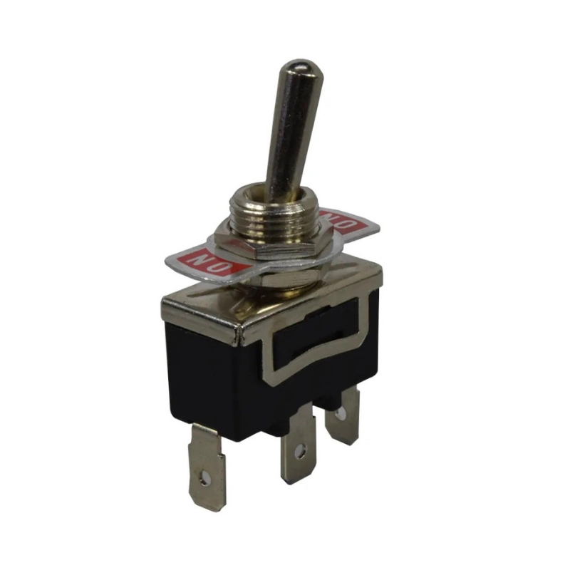 Interruptor de Codillo Conexión Rápida - On/On - 1 Polo - 15A/250V - Palanca Metálica XURUI
