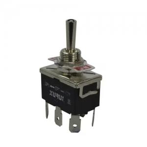 Interruptor de Codillo Conexión Rápida - On/On - 1 Polo - 15A/250V - Palanca Metálica