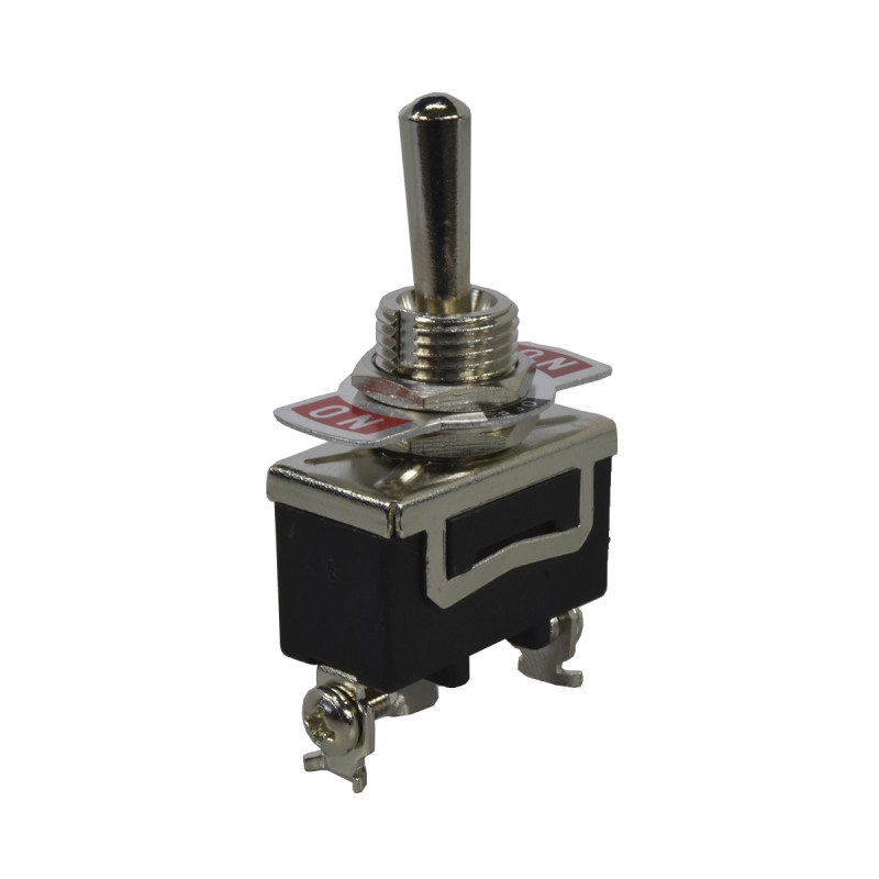 Interruptor de Codillo - Puls/Off/Puls - 1 Polo - 15A/250V - Palanca Metálica XURUI