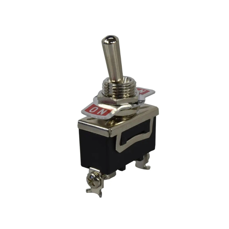 Interruptor de Codillo - On/Off/On - 1 Polo - 15A/250V - Palanca Metálica XURUI