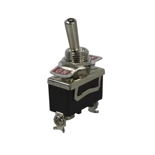 Interruptor de Codillo - On/On - 1 Polo -15A/250V - Palanca Metálica