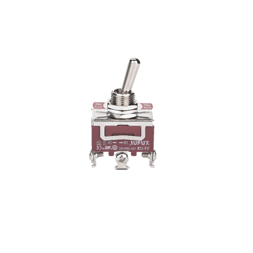 Interruptor de Codillo - On/On - 1 Polo -15A/250V - Palanca Metálica