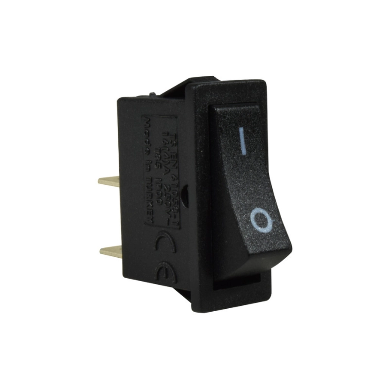 Interruptor de Balancín 1 Polo 30 x 11Mm ON-OFF 4A / 250V Negro