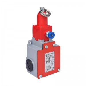 Interruptor de Seguridad para Guaya con Recto, 60 Mm, Curvo, 1 Na + 1 Nc Comepi