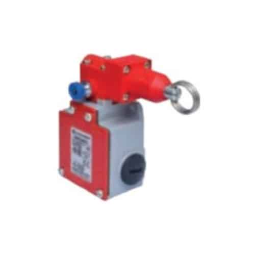 Interruptor de Seguridad para Guaya con Reset 60 Mm Curvo Derecho 1Na+1Nc