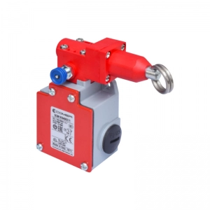 Interruptor de Seguridad para Guaya con Reset 60 Mm Curvo Derecho 1Na+1Nc