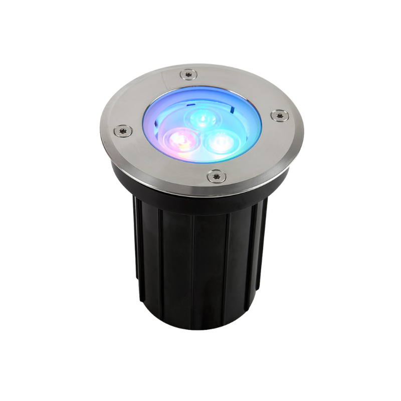 Bala Tecnolite De Piso Sumergible Dijon RGB