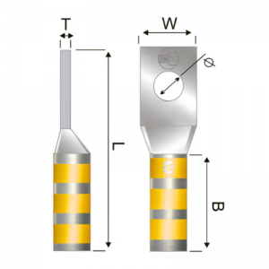 Terminal En Cobre Estañado 250 Kcmil