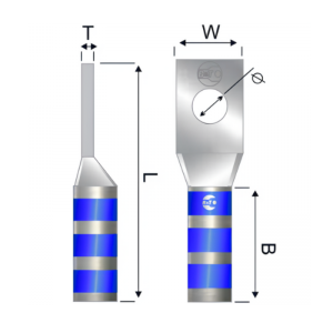 Terminal En Cobre Estañado 400 Kcmil