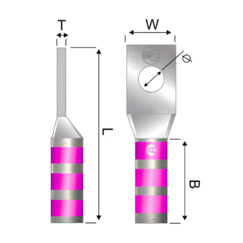 Terminal En Cobre Estañado 700 Kcmil