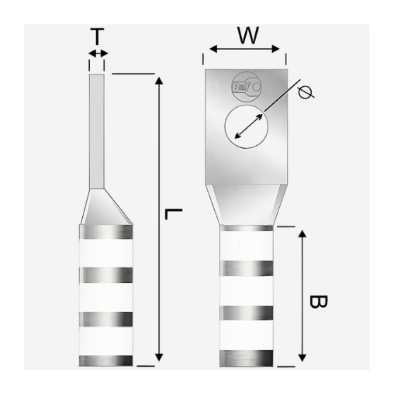Terminal En Cobre Estañado 1000 Kcmil