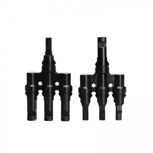 Par de Conectores MC4-Y 3 a 1 Rígido (+/-)