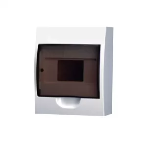 Caja Plastica Spk Tapa Transparente 4 Circuitos Sobreponer Ip65