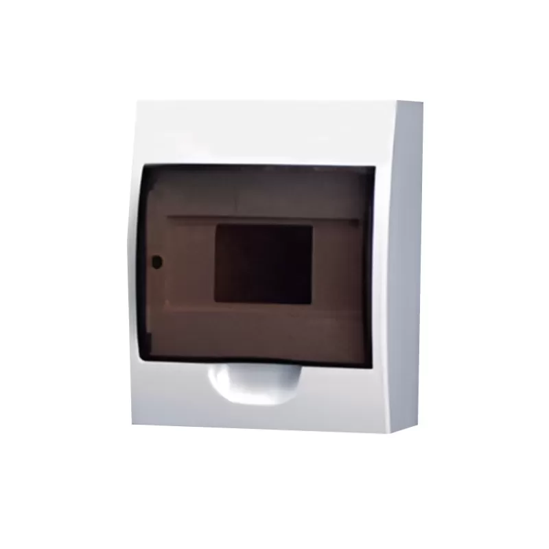 Caja Plastica Spk (Sn) Tapa Transparente 8 Circuitos Sobreponer