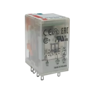 Relevo 8 Pines Planos 24 Vdc 12Amp