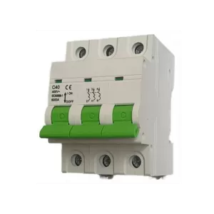 Mini Breaker Para Montar En Riel 3 Polos 80 Amp