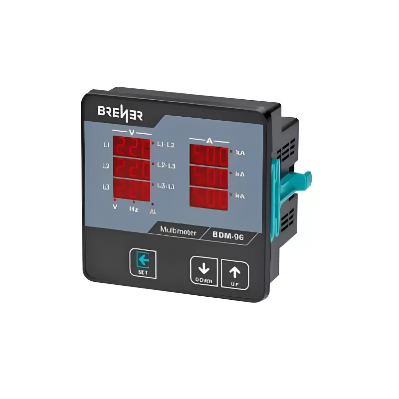 Indicador Combinado(Sn) 3 Fases+Neutro 96X96 85-240Vac