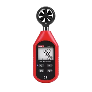 Mini Anemómetro Digital 2 -10m/s, 10 - 30m/s Bluetooth